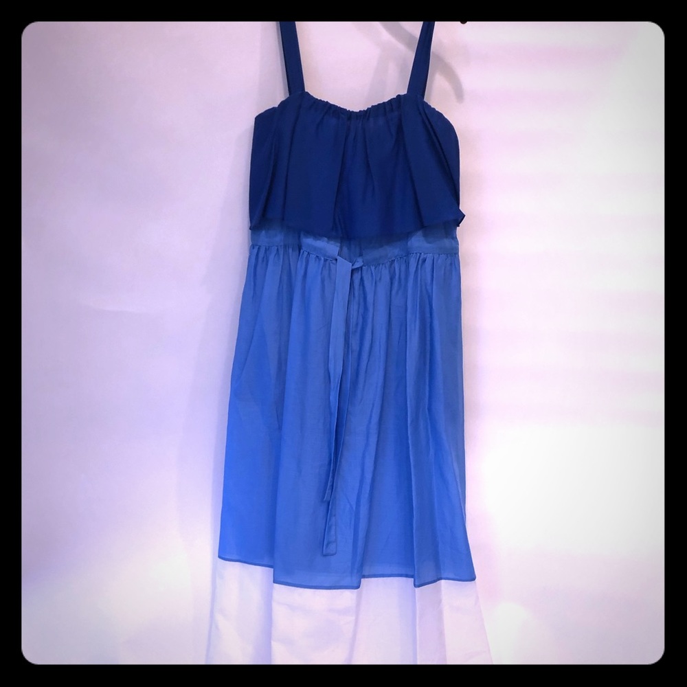 DVF color block Maxi Dress - Picture 4 of 8